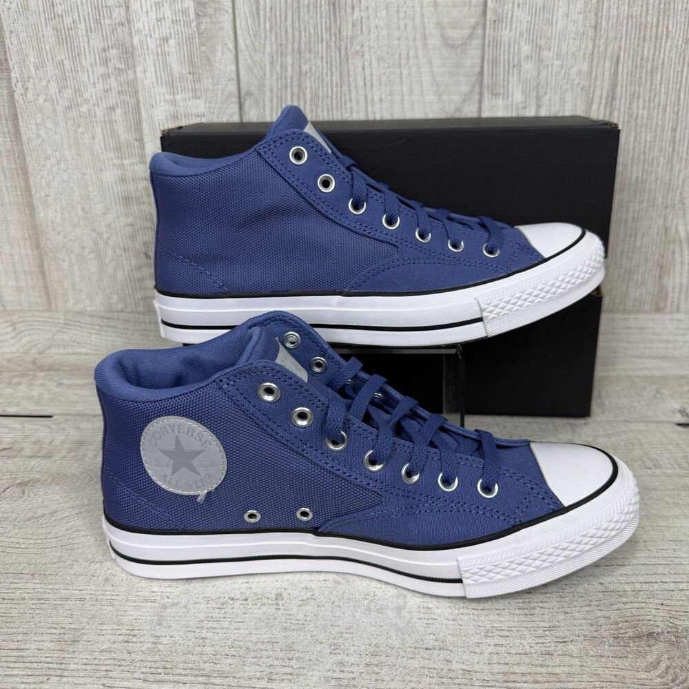 Converse CTAS Malden Street Mid Blue Mens Sz 10.5 Sneakers A16846F Indigo Storm